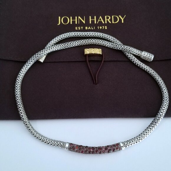 SOLD - JOHN HARDY *RARE* Raspberry Lava Tourmaline Necklace - 18" - New! $1495 - Picture 8 of 8